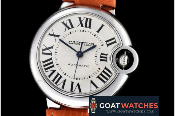 Cartier - Ballon De Cartier Ladies SS/LE White Roman V6F Jap M