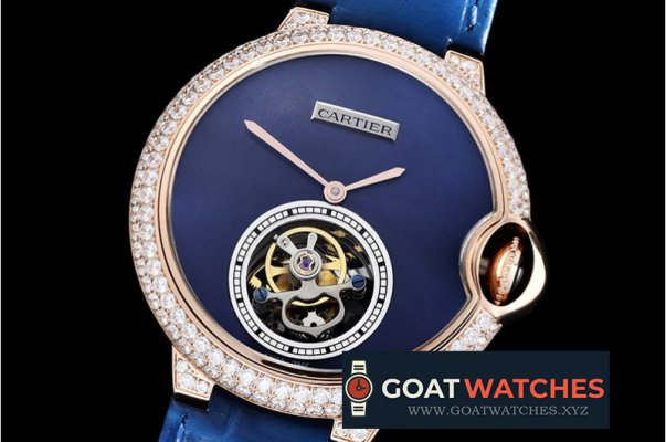 Cartier - Balon Bleu De Cartier Tourbillon RG/LE Blue Tourbillon