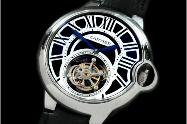 Cartier - Ballon de Cartier Tourbillon SS/LE Black Flying Tourbillon