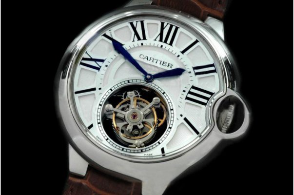 Cartier - Ballon de Cartier Tourbillon SS/LE White Flying Tourbillon