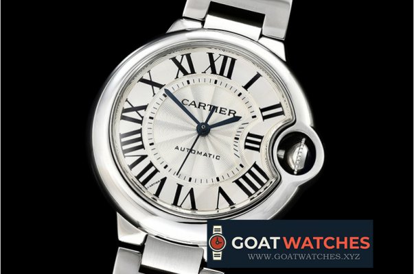 Cartier - Balon De Bleu Ladies 33mm SS/SS White TWF Seiko NH05A