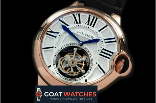 Cartier - Ballon de Cartier Tourbillon RG/LE White Flying Tourbillon