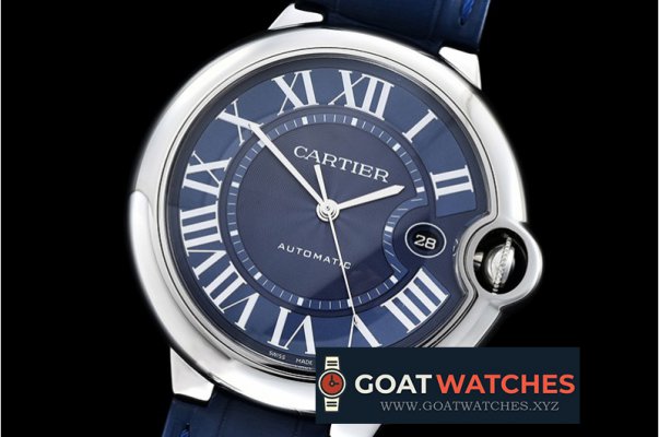 Cartier - Balon Bleu 42mm SS/LE Blue V6F V4 Asia 2824 Mod