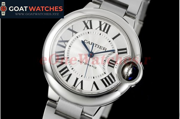 Cartier - Balon Bleu Unisex 36mm SS/SS Wht V6F Cal.076 Mod