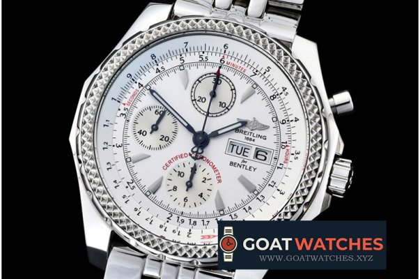 Breitling - Bentley GT 44mm SS/SS White BP Asia 7750