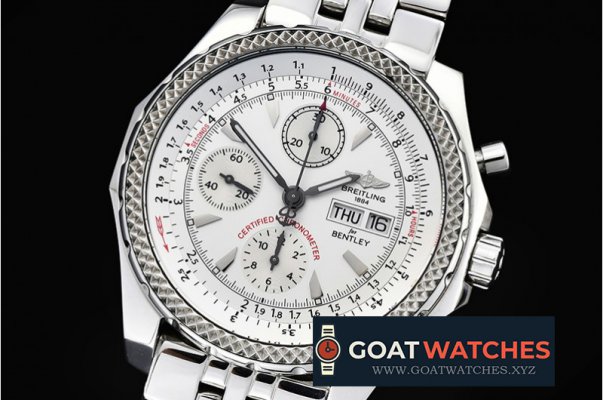 Breitling - Bentley GT 44mm SS/SS White BP Ult Asia 7750