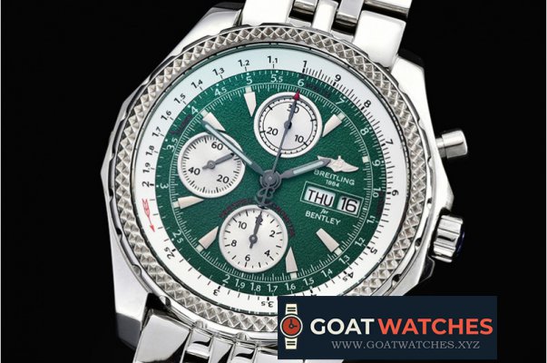 Breitling - Bentley GT 44mm SS/SS White Pattern BP Ult Asia 7750