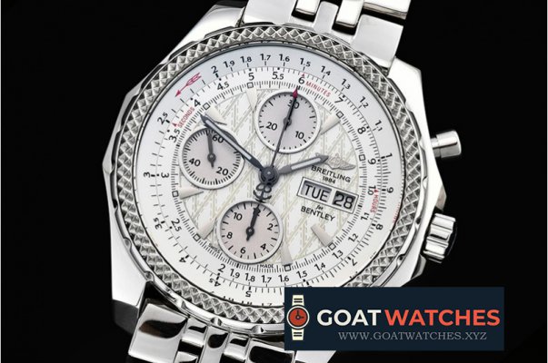 Breitling - Bentley GT 44mm SS/SS White Pattern BP Ult Asia 7750