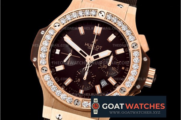 Hublot - Big Bang Evo 44mm DIAM RG/RU Brown/Stk A7750