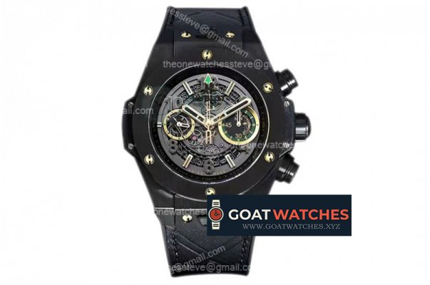 Hublot - Big Bang Unico Sapphire 45mm Blk CER/LE Blk/YG A7750 Mod