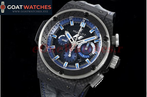 Hublot - Big Bang Ferrari F1 48mm Carbon Fiber Limited Edition Black/Blue V6 HUB4100