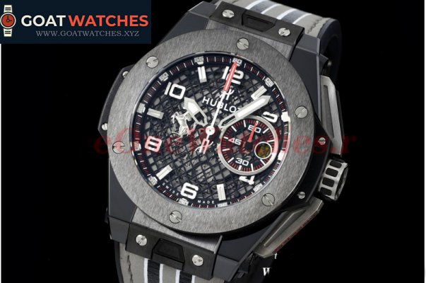 Hublot - Big Bang Ferrari 45mm Ceramic/TI Blk/LE V6 HUB1288