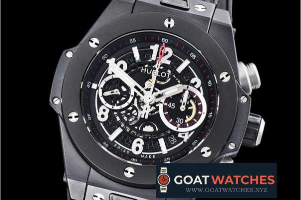 Hublot - Big Bang Unico 45mm CER/PVD/RU Black V2 Asia 7750