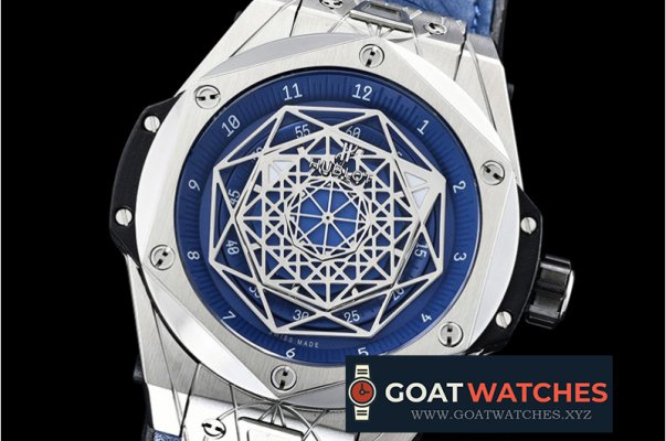 Hublot - Big Bang Sang Bleu Ltd Ed SS/LE Blue TMF Miyota 27J