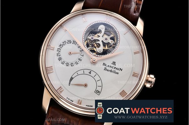 Blancpain - Villeret Tourbillon 8 Jours RG/LE Wht/Rm JBF A.Tourb