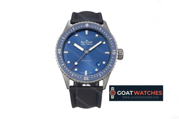 BlancPain - Fifty Fathoms Bathyscaphe V2 CER/NY Blue GF Asia 1315 Mod