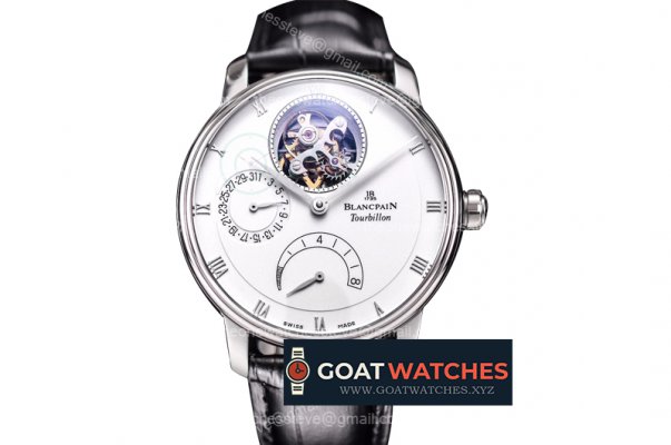 Blancpain - Villeret Tourbillon 8 Jours SS/LE Wht/Rm JBF A.Tourb