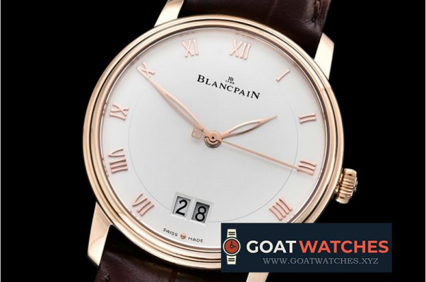 Blancpain - Blancpain Villeret Grande Date RG/LE White Num MY9015