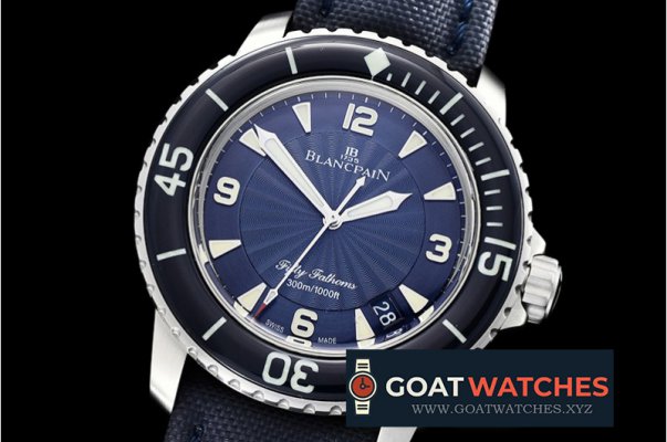 Blancpain - Blancpain Fifty Fathoms Blue SS/NY Blue ZF A2836