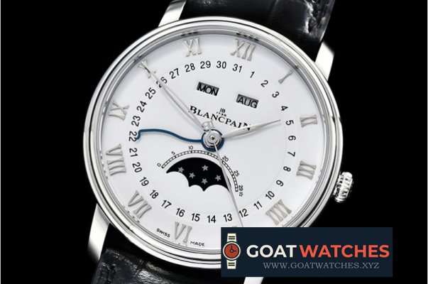 Blancpain - Villeret Complications SS/LE White OMF Miyota 9015 Mod