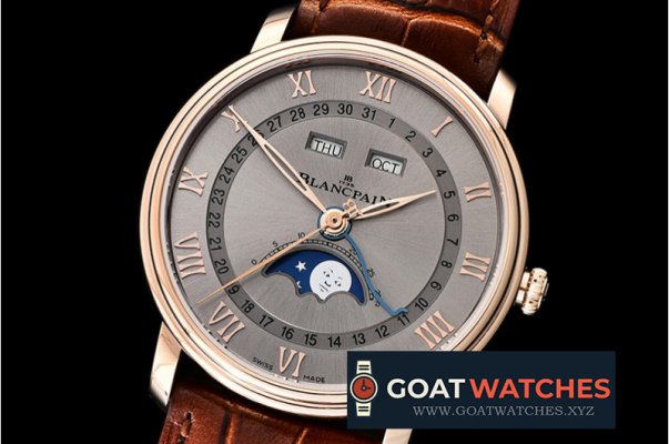 Blancpain - Villeret Complications RG/LE Grey OMF V2 Miyota 9015