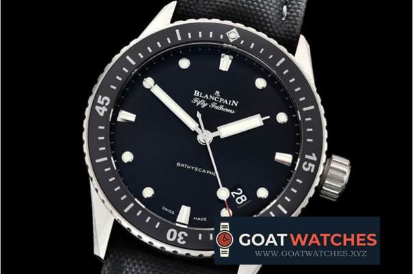 Blancpain - Fifty Fathoms Bathyscaphe TI/NY Black GF Asia 1315 Mod