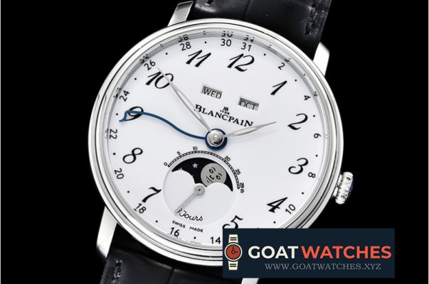 Blancpain - Villeret Complications SS/LE Wht/Num OMF Miyota 9015