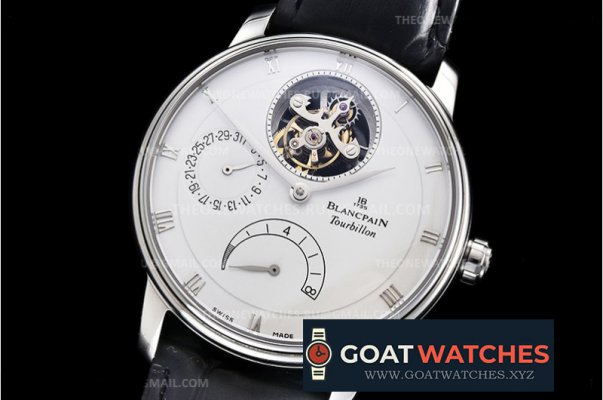 Blancpain - Villeret Tourbillon 8 Jours SS/LE Wht/Rm JBF A.Tourb