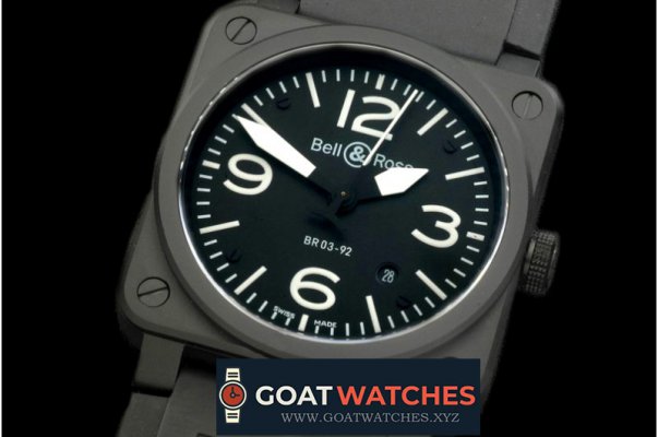 Bell & Ross - BR03-92 PVD/RU Black Jap M-9015