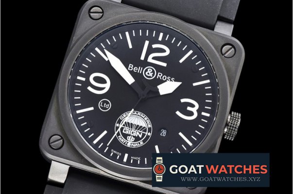 Bell & Ross - BR03-92 Gendarmerie GIGN Ed. PVD/RU Black Miyota 9015