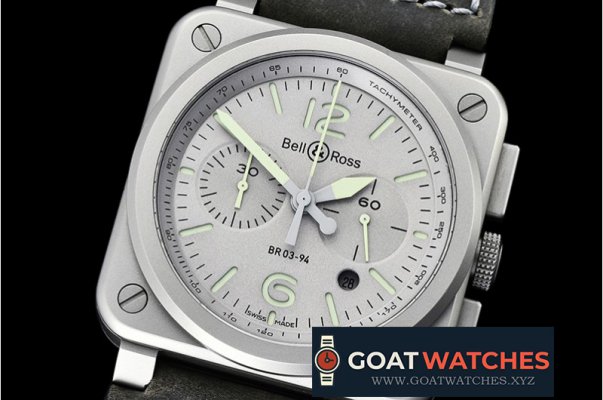 Bell & Ross - BR03-94 Horolum Chronograph SS/LE Grey Asia 7750