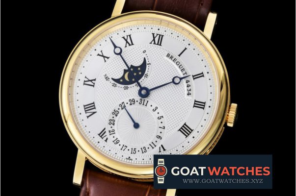 Breguet - Classique SS Moonphase YG/LE White Miyota 9015