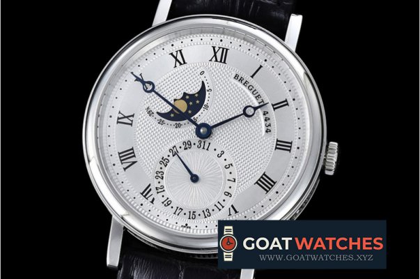 Breguet - Classique SS Moonphase SS/LE White Miyota 9015