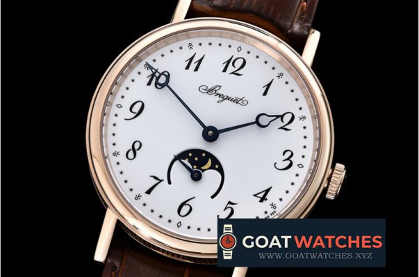 Breguet - Breguet Classique MoonPhase RG/LE White MY9015 Mod