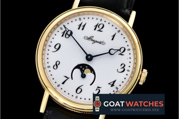 Breguet - Breguet Classique MoonPhase YG/LE White MY9015 Mod