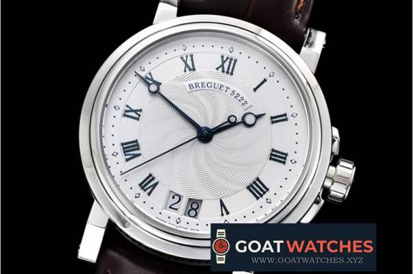 Breguet - Breguet Marine Big Date Ref.5222 SS/LE White/Rmn A2892