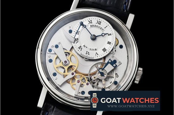 Breguet - Tradition 7057BR/G9/9W6 SS/LE White Skele SF A507 Mod