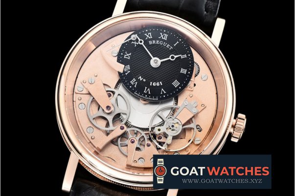 Breguet - Tradition 7057BR/G9/9W6 RG/LE Rose Skele SF A507 Mod