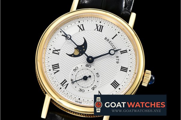 Breguet - Classique MoonPhase Ref.3300 YG/LE White MY9015 Mod