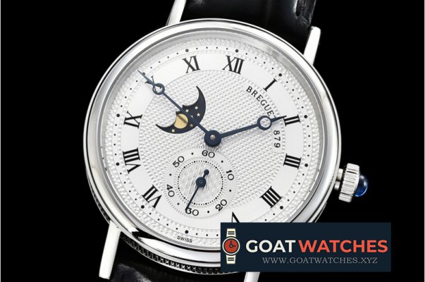 Breguet - Classique MoonPhase Ref.3300 SS/LE White MY9015 Mod