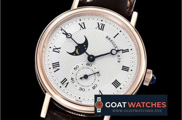 Breguet - Classique MoonPhase Ref.3300 RG/LE White MY9015 Mod