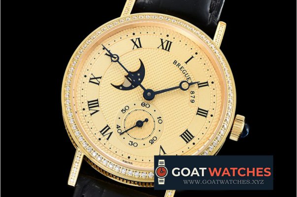 Breguet - Classique MoonPhase Ref.3300 Diam YG/LE Gold MY9015 Mod