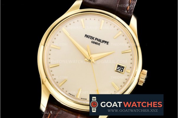 Patek Philippe - Calatrava 5227 YG/LE Cream White ZF 1:1 MY9015 Mod