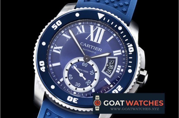 Cartier - Cartier De Calibre Diver Bleu SS/RU Blue MY8205