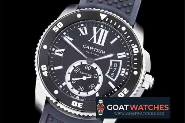 Cartier - Cartier De Calibre Diver SS/RU Black MY8205