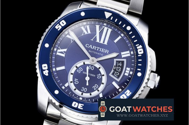 Cartier- Cartier De Calibre Diver Bleu SS/SS Blue MY8205