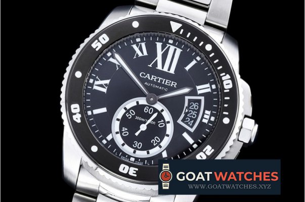 Cartier - Cartier De Calibre Diver SS/SS Black MY8205