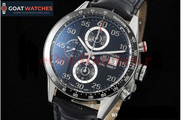 Tag Heuer - Carrera Heuer 43mm SS/LE Black/Num V6F A1887