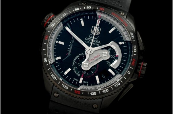 Tag Heuer - Grand Carrera Calibre 36 DLC/TI/RU Black A-7750