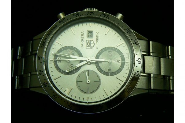 TAG CARRERA CHRO SS ASIAN 7750 28800BPH WHITE